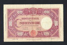 RR RARA 500 LIRE BARBETTI