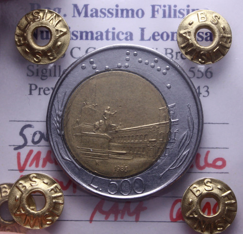 Italia 500 lire 1985 - italia,