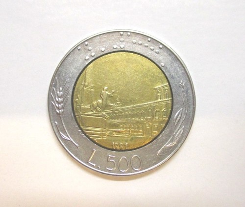Rara moneta italiana 500 - , lire