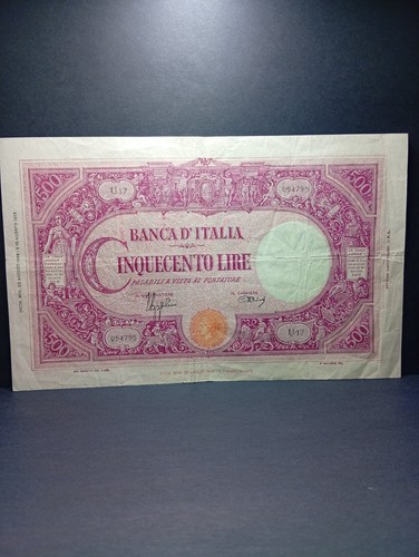 Rara 500 lire grande del - lire,