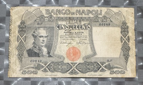 500 lire banco - di, napoli