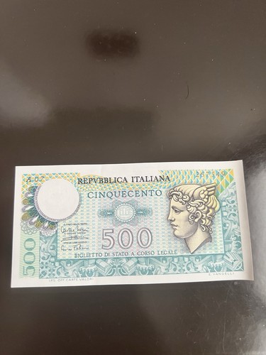 Banconota 500 lire carta rara - banconota,