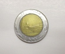 Rara moneta italiana 500 lire