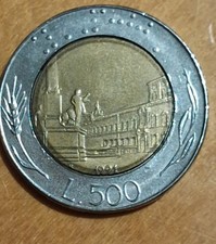 RARA MONETA ITALIANA 500 LIRE