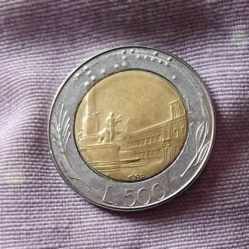 500 lire bimetallica quirinale - lire,