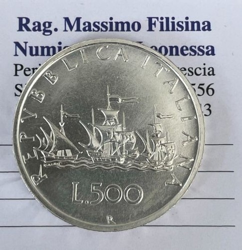 Italia 500 lire argento 3 - 500,