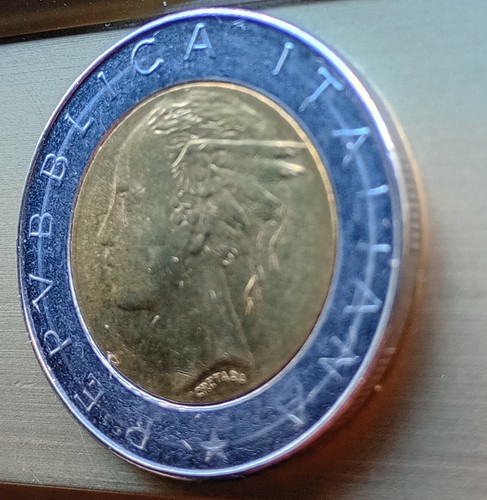 Moneta 500 lire - italiane, 1985