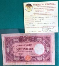 500 LIRE GRANDE C FASCIO 31 /