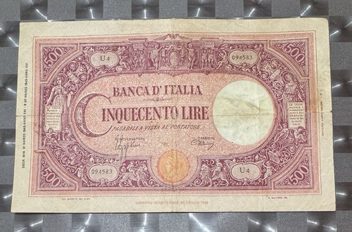 500 lire grande fascio - lire, c