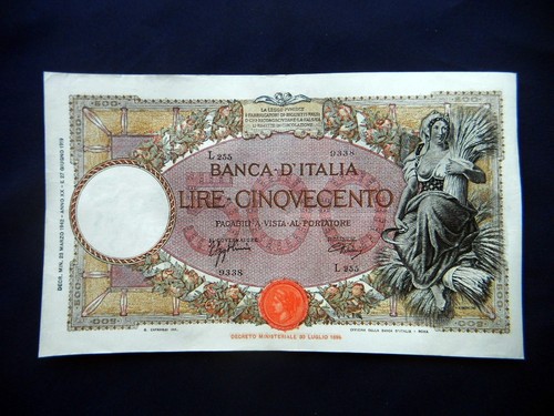 1942 italia rara banconota - 1942,