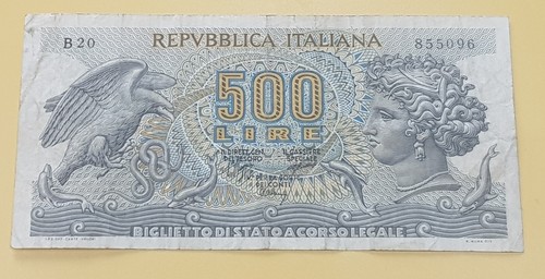 Banconota rara 500 lire - 500,