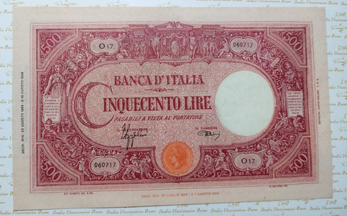500 lire grande - grande, "c"regno