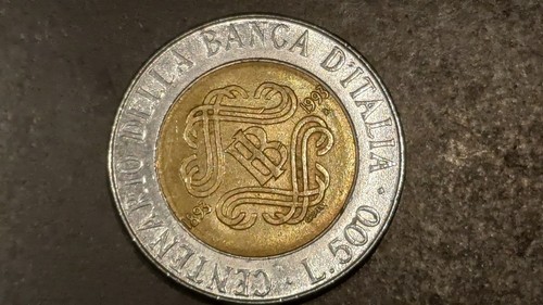 Moneta 500 lire - lire, 1893-