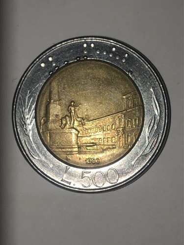 Moneta rara 500 lire 1983 - 500,