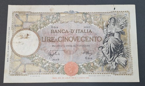 Rara cinquecento 500 lire - rara,