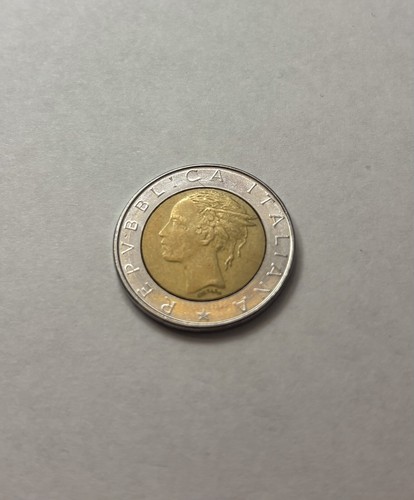 Moneta rara italiana 500 lire - 500,