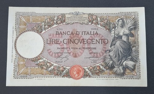 Rara cinquecento 500 lire - cinquecento,