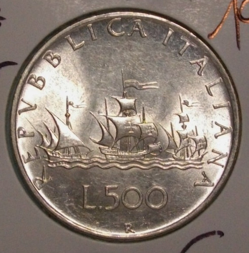 500 lire caravelle 1958 al - caravelle,