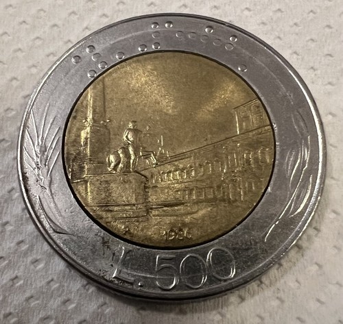 Moneta rara 500 lire - 1,