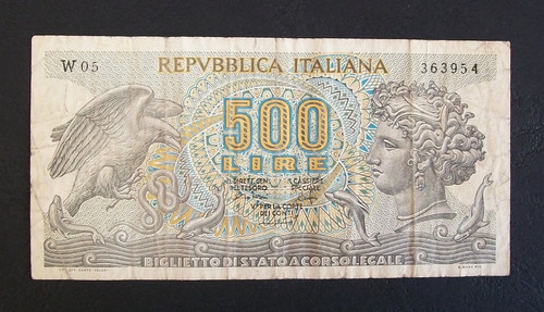 Molto rara 500 lire aretusa - rara,