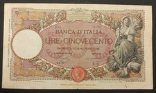 500 LIRE 07/02/1928 q BB R