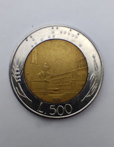 Rara moneta 500 lire - moneta,